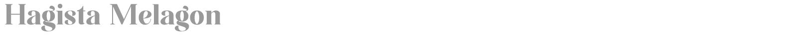 Hagista Melagon font preview